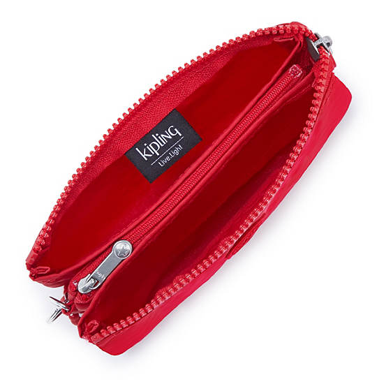 Kipling Creativity Large Pouch Bags Red Rouge | AU 2091DF